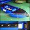 The canoe with airmat self bailing floor