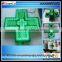 Outdoor wall mounting single side P16-48x48(768x768mm, 820x820x120mm) Green color RF operation LED pharmacy cross sign display                        
                                                Quality Choice
