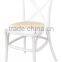 PLASTIC elegant crossback dining chair/ L-9 from China Factory