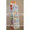 counter top metal snacks display fixture with simple design
