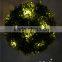 Professional & natural UV-resistance Artificial grass ball with LED light for indoor & outdoor decoration