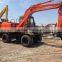 Used Hitachi EX100WD Wheel Excavator EX100WD original Japan