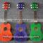 Ukulele in different colour