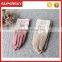 V-377 New design stylish women wool warmer gloves with lace trim magic finger touch screen gloves