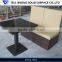 Modern TW Square Dining Table Solid Surface Dining Table Set With Chair