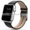2015 High quality genuine leather band With Connector for apple watch factory wholesale