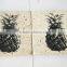 Eco-friendly designed marble drinkware coaster with image