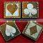 All kinds of theme natural rusty color slate coaster