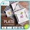 Ceramic cookware sets white square salad plate for home and restaurant