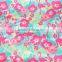 beautiful printed cartoon flower and birds 80 nylon 20 spandex swimwear fabric