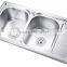 SC-212 2016 Best Selling Sri Lanka Double Bowl Stainless Steel Kitchen Sink