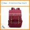 High class student backpack canvas bags printed logo