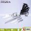 KH1301 hot sale hollow handle 6 pcs knife set with acrylic stand