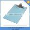 Hot sale a4 size transparent plastic clipboard