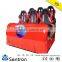 Attractive children playground/theme park use Cinema 9D Equipment Electric Hydraulic Platform with CE Certificate