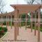China factory price eco-friendly wpc pergola with high quality