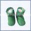 Hot sale green color leather baby shoes