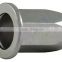Open or closed end blind rivet nut, continuous hexagonal shaft, with dome- or small countersunk head in steel