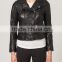 fashion lady leather jacket waterproof