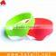 Led light silicone wristband watches with smiling face printed