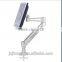 adjustable gas spring lcd monitor arm can be stopped in any angle folding lcd monitor stand arm