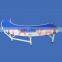 Customized plastic blue color 90 degree curve belt conveyor