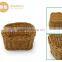 Rattan woven mini desk dust basket