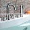 Floor Standing Solid Brass Modern Simple Design Bath Faucet BF005
