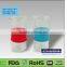 double wall glass tumbler with colorful silicone sleeve and lid wholesale