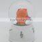 Lovely owl designs with Colored lights snow flake souvenir polyresin wedding favors water snow globe