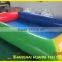 Pvc plastic blue color above ground portable inflatable swimming pools