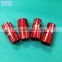 kyx billet machined alloy rear axle lock-out for axial wraith Red