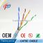 best price lan cable 4pr utp cat5e 0.4mm 24awg CCA/BC