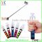 Wired Handheld Selfie Stick Monopod Extendable For iPhone Samsung Smartphone