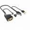 HD to VGA adapter with audio