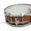 Snare drum /High quality Maple Bubinga zebra wood snare drum