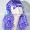 Show Girl Micro Wave Wigs With Two Ponytails Purple N356