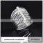 Fashion designs value 925 silver ring with clear zircon made in China