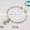 Olivia 2015 Fashion 304 Stainless steel bracelet bangle jewelry Lucky Key Dollar or Lucky Bird