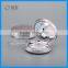 Cosmetics empty compact powder case with mirror