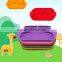 Fashion Colorful Design Safety Baby Fedding Dinner Plates Children Dinnerware Silicone placemat