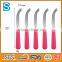 Plastic handle cheese knife blade