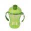 Hot sell baby non-toxic PP plastic sippy cup children water bottle with handle