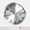 DEHENG 14 inch aluminum wall clock with thermometer/Hygrometer wholesale