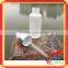 cosmetic airless bottles for cream silver airless bottle with pump cap