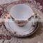 High quality dark blue&gold porcelain dinnerware set