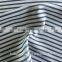 Black White Stripe Print Chiffon Fabric for Women Blouse Sandal Scarf