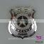 Zinc alloy police badge silvery metal service badge sexy uniform accessories