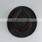 Black cowboy hat setting cap with red ribbon
