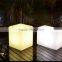 Illuminated flashing color changing led Outdoor Cube Seating